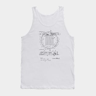 Tambourine Drum vintage patent drawing Tank Top